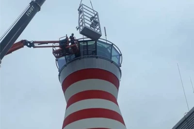 Gevelinstallatie verkeerstoren