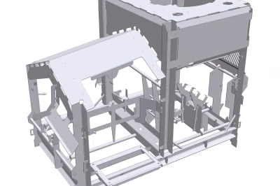 Prototype Plaatconstructie in 3D