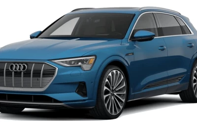 Audi E-tron met alu raamstrips