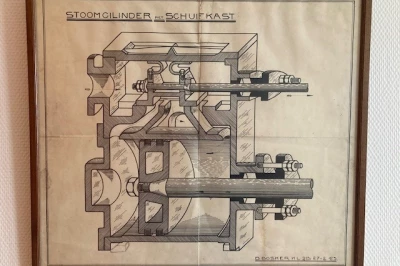 bosker originele detailtekening krooshekreiniger van opa bosker