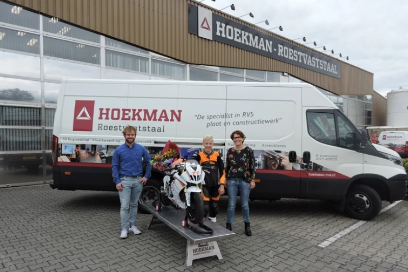 justin fokkert sponsor Hoekman RVS Nieuwleusen
